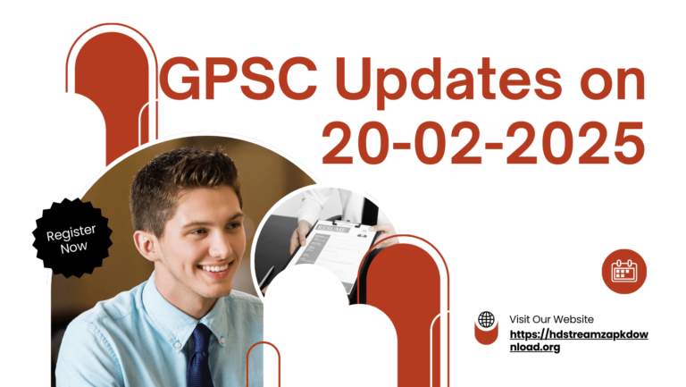 GPSC Updates on 20-02-2025